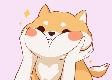 Cute Kawaii Shiba Inu