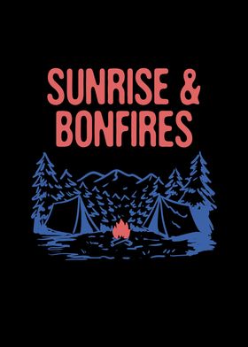 Sunrise  Bonfires Camping