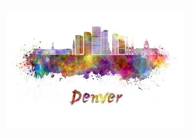 Denver v2 skyline