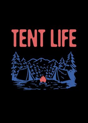 Tent Life Camping Summer