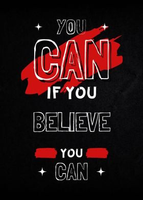 You Can If You Believe You