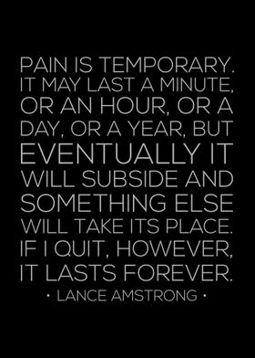 Pain is Temporary