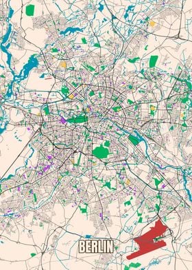 City map of Berlin