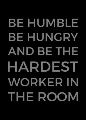 Be Humble