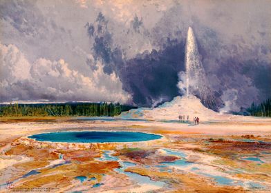 The Castle Geyser 1874