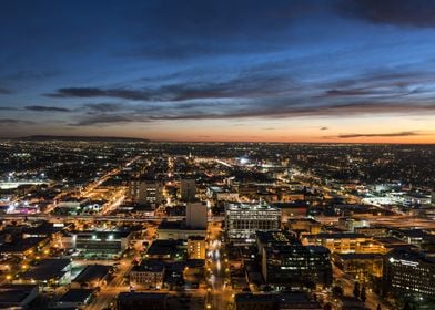 LA Skyline At Dusk