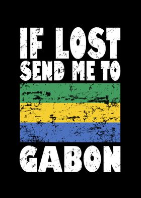 Gabon Flag Saying