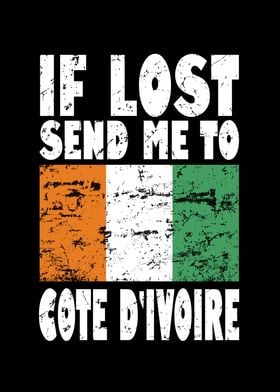 Cote Dvoire Flag Saying