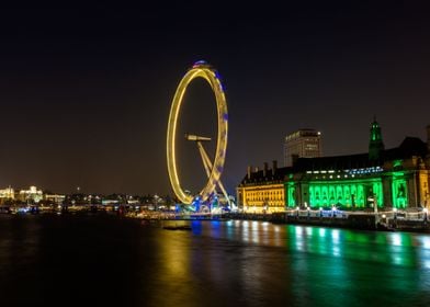 London Eye In The Night