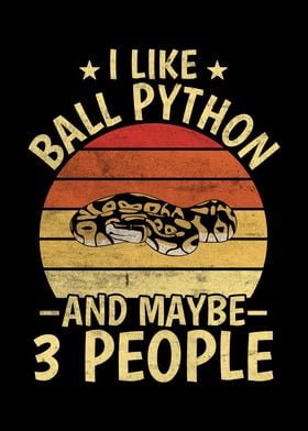 Ball Python And 3 People