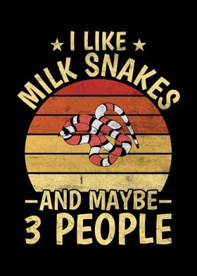 Milk Snakes And 3 People