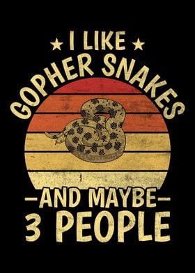 Gopher Snakes And 3 People