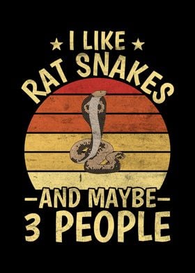 Rat Snakes And 3 People