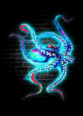 OCTOPUS Animal Neon