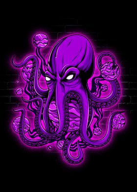 OCTOPUS Animal Neon