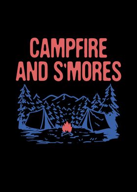 Campfire and Smores