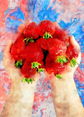 Strawberry Hand