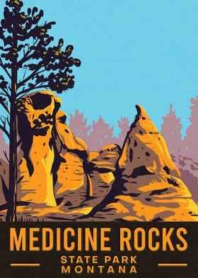 Medicine Rocks State Park