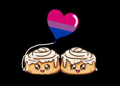 Cinnamon Roll Bi Pride