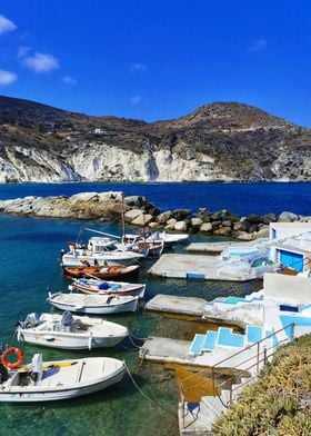 Greek fishing village