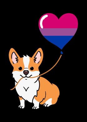 Corgi Bisexual Balloon