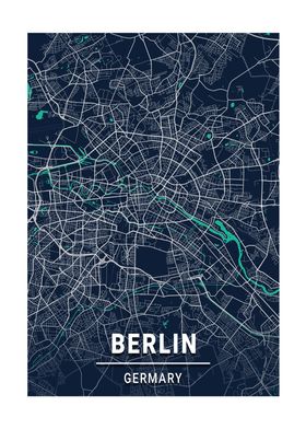 Berlin Germany City Map