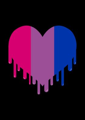 Dripping Bisexual Heart