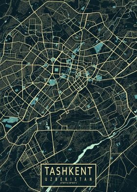 Tashkent City Map Summer