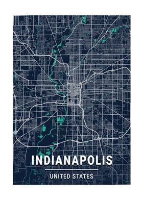 City Map Indianapolis