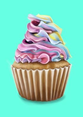 The Rainbow Cupcake