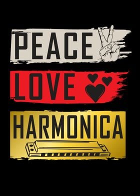 Peace Love Harmonica Music