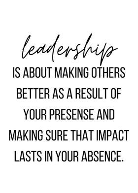 Leadership Quote