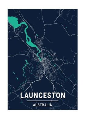 City Map Launceston