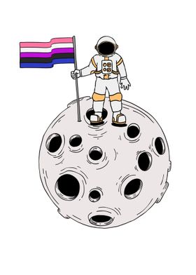 Genderfluid Astronaut