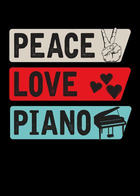 Peace Love Piano