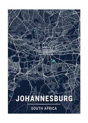 City Map Johannesburg