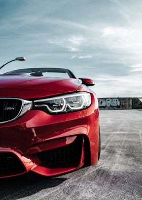 BMW RED Cabrio