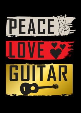 Peace Love Guitar