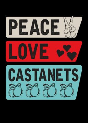 Peace Love Castanets