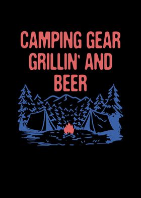 Camping Grillin and Beer