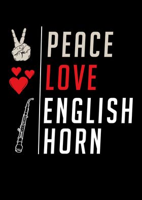 Peace Love English Horn