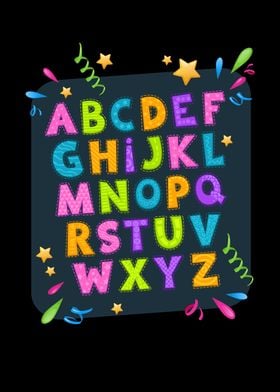 Alphabet Abc School Start