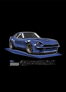 Nissan 240Z Fairlady Blue