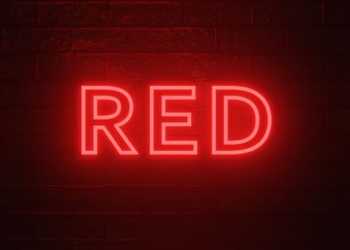 red neon