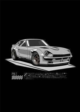 Nissan 240Z Fairlady White