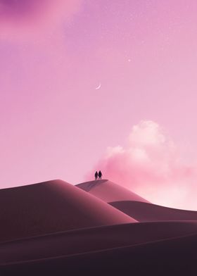 Underneath the desert sky