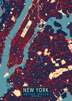 New York City Map Hope