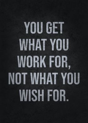 Work vs Wish