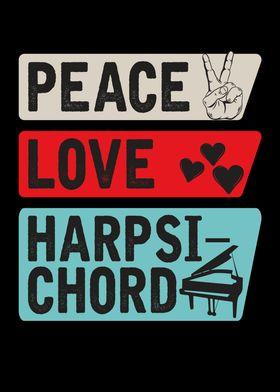 Peace Love Harpsichord