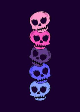 Omnisexual Goth Skull Pile